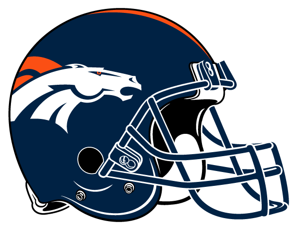 Denver Broncos helmet