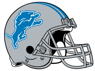 Detroit Lions helmet