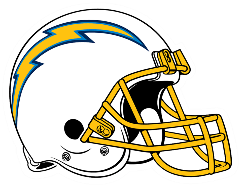 Los Angeles Chargers helmet