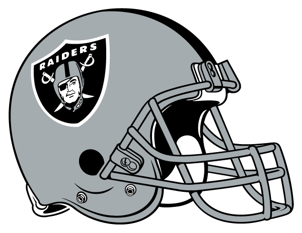 Las Vegas Raiders helmet