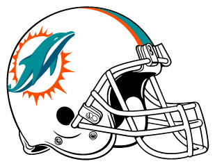 Miami Dolphins helmet