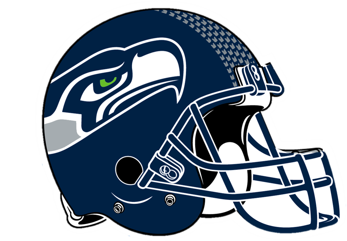 Seattle Seahawks helmet