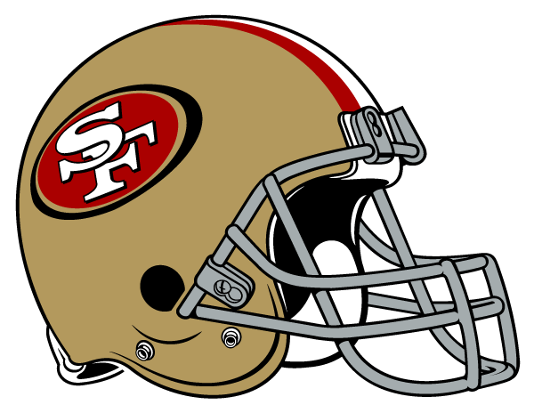 San Francisco 49ers helmet